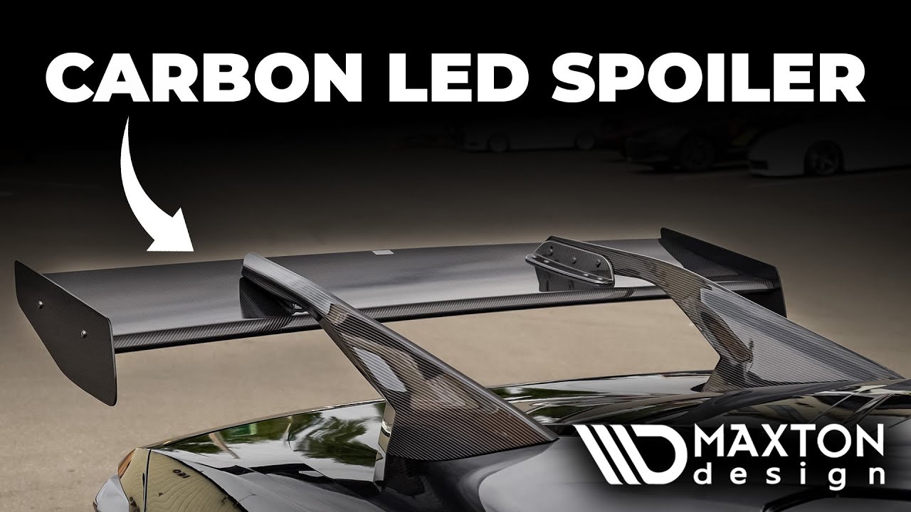 Ultimate Wing for C8 Corvette | Maxton Design Carbon LED Spoiler