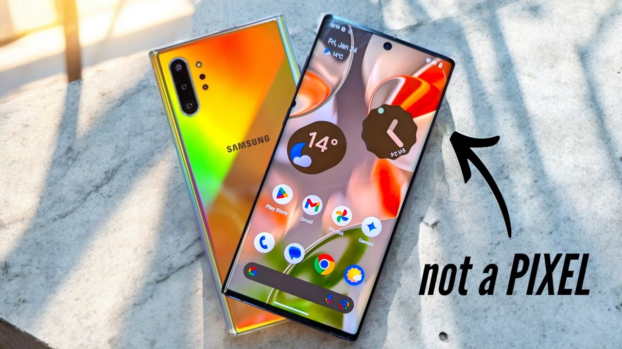 Google Pixel OS на Samsung Galaxy Note 10? Она не должна быть такой хорошей!
