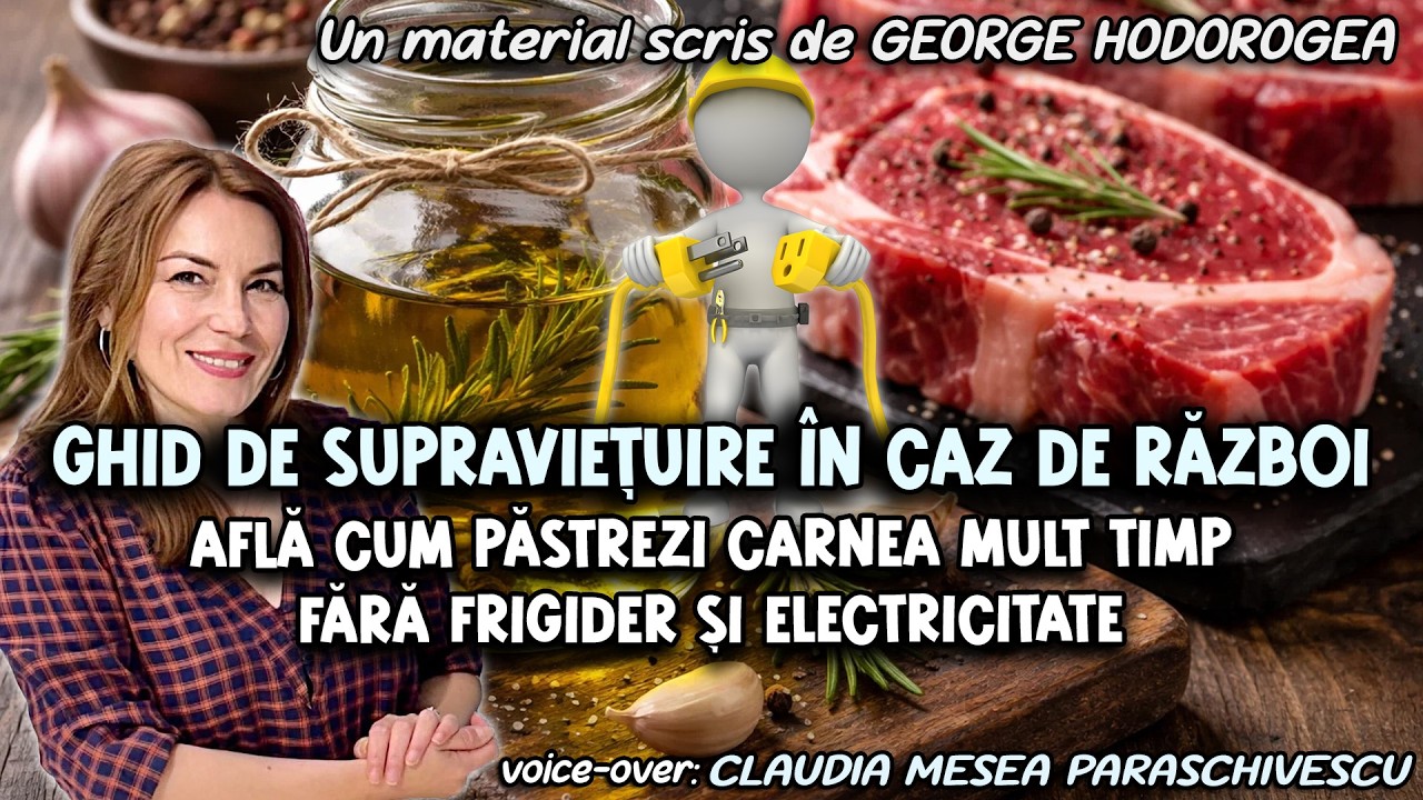 Ghid de supraviețuire în caz de război*Află cum păstrezi carnea mult,fără frigider și electricitate