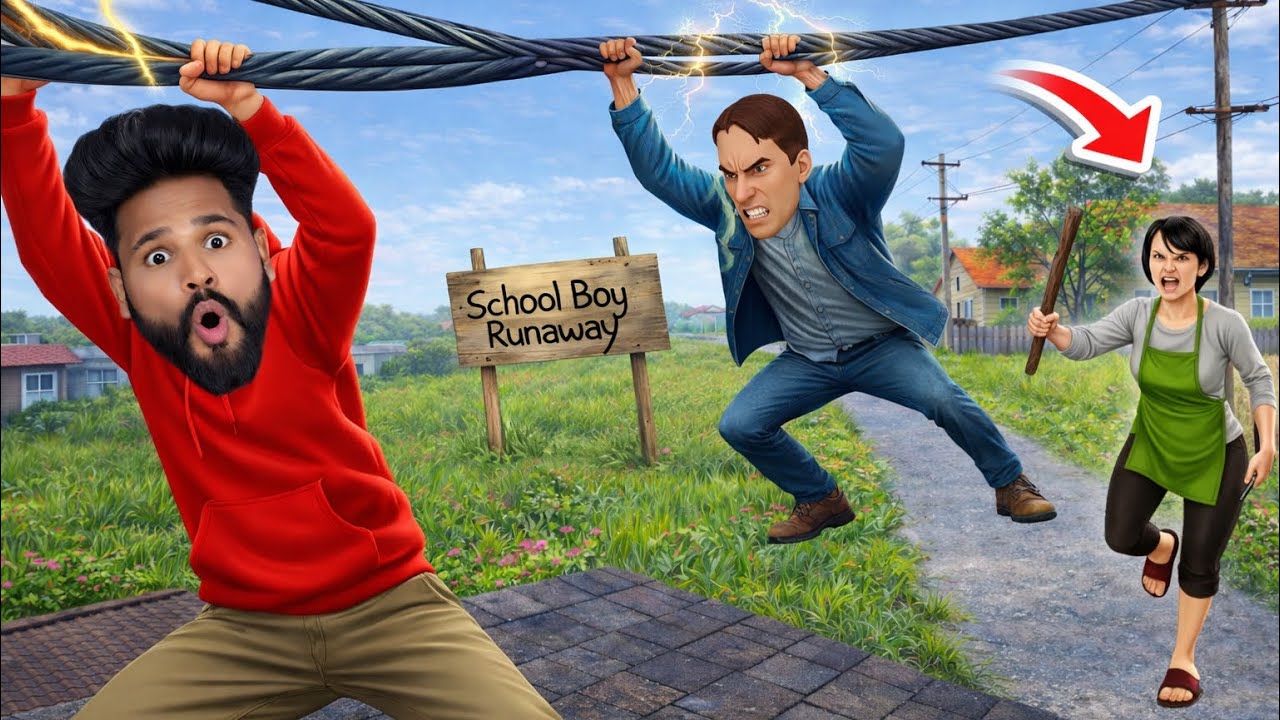 MUMMY PAPA ko CHAKMA dekar ESCAPE | School Boy Runaway (First Attempt)