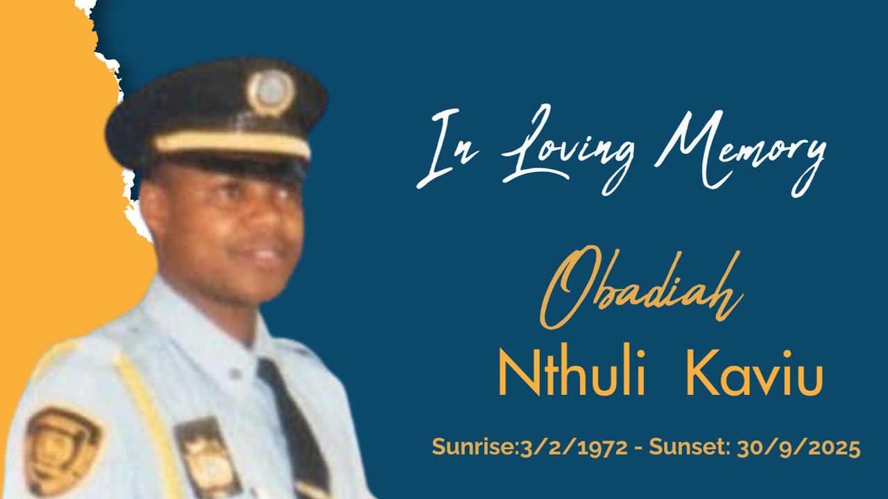 In loving Memory of Late Obadiah Nthuli Kaviu 3/2/1973 - 30/9/2025