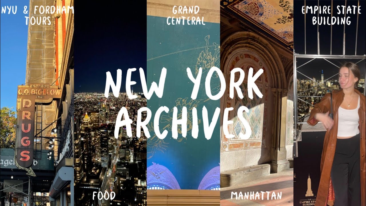 GOING TO NEW YORK FOR THE FIRST TIME | NYU & Fordham Tours, Ice Skating, Fall Colors, Friends, etc.