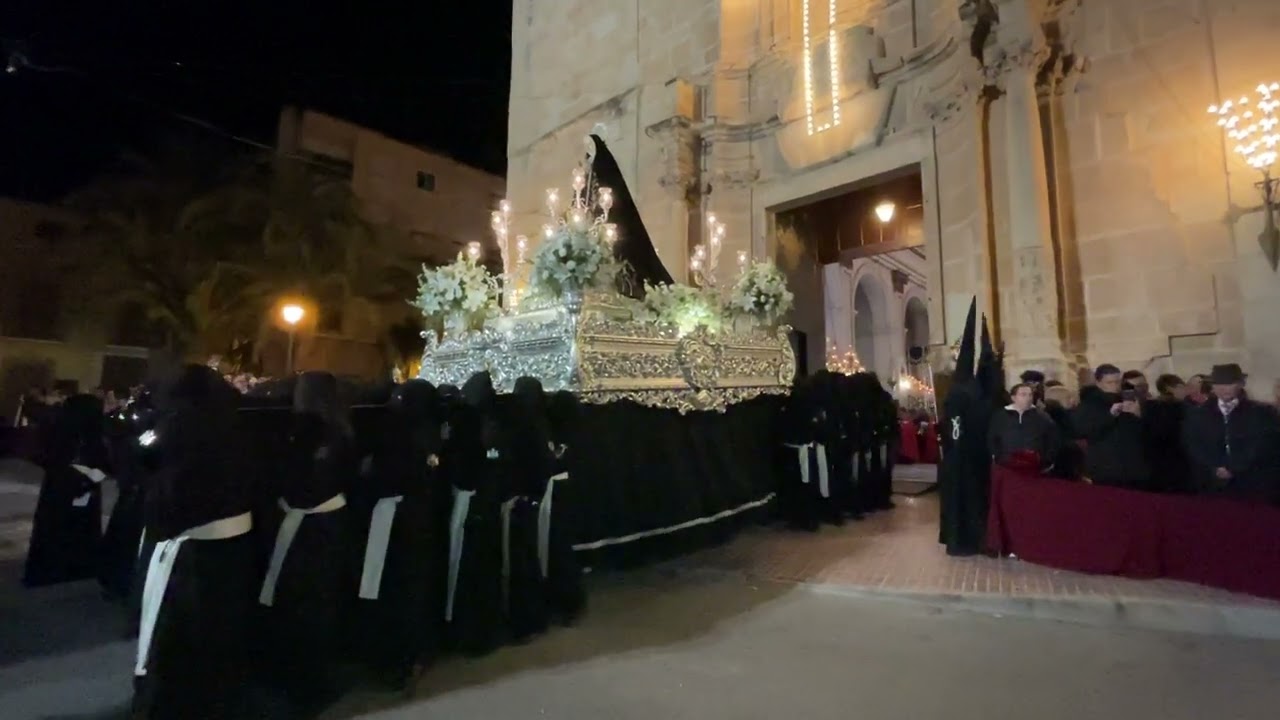 Entrada de La Soledad. Viernes Santo. Semana Santa de Monóvar 2023.