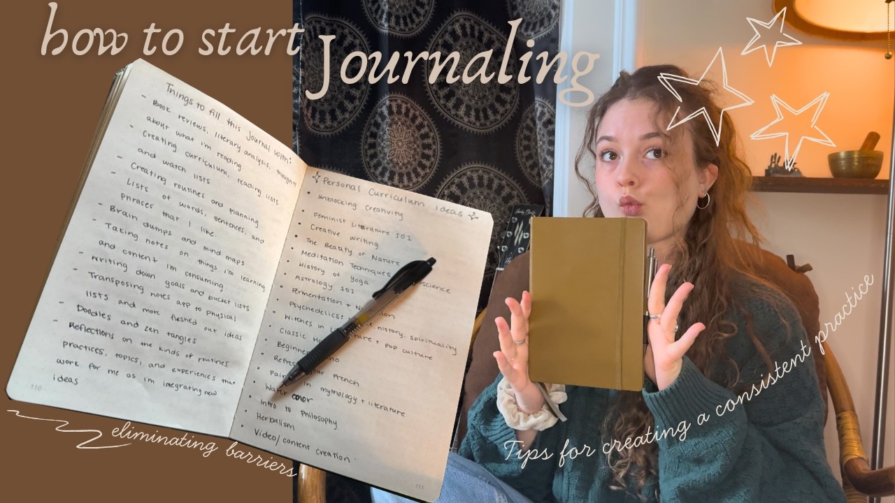 Journaling 101 | starting & creating a consistent practice