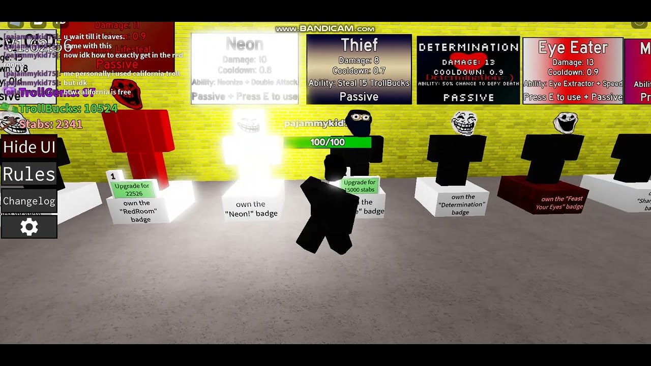 how to get all badges in trollge incident fights reborn roblox