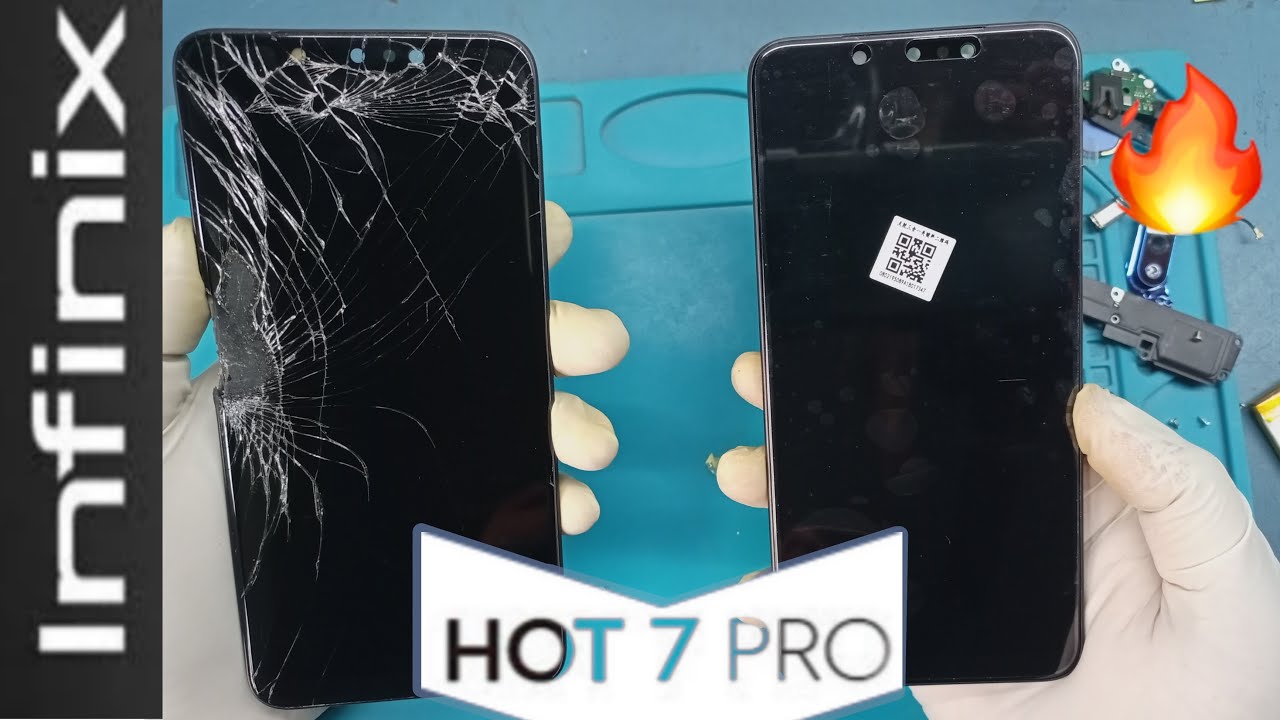 Infinix Hot7 Pro || Restoration Infinix hot7pro || Infinix hot7 pro Broken LCD and touch replacement