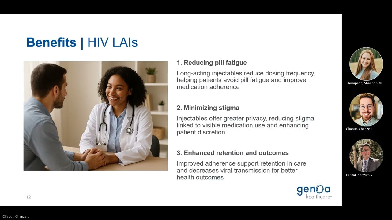 Educational series #7: Expanding access: Genoa Healthcare's role in HIV care with LAIs