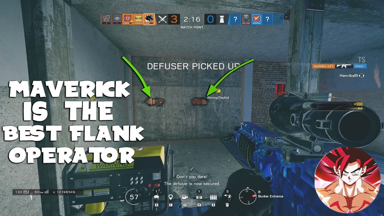 1v4 Maverick Clutch  l  Tom Clancy's Rainbow Six Siege Highlights #6