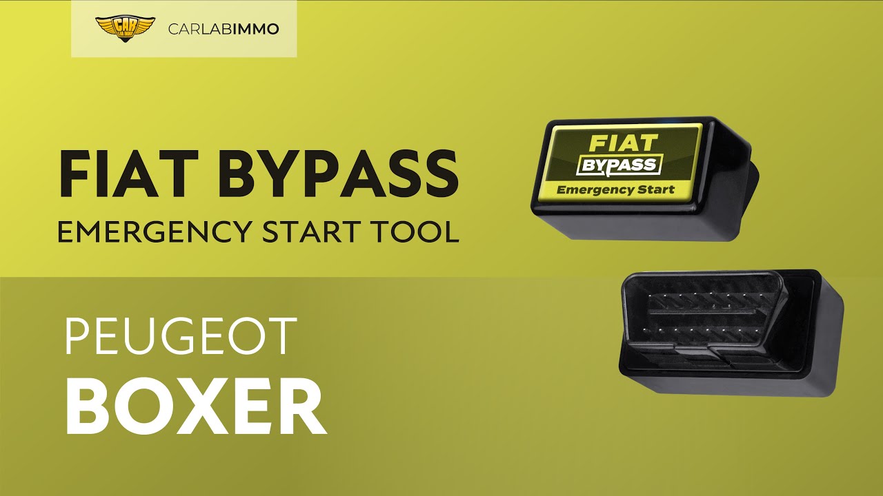 Peugeot Boxer Emergency Start | IMMO OFF with Fiat Bypass | CarLabImmo