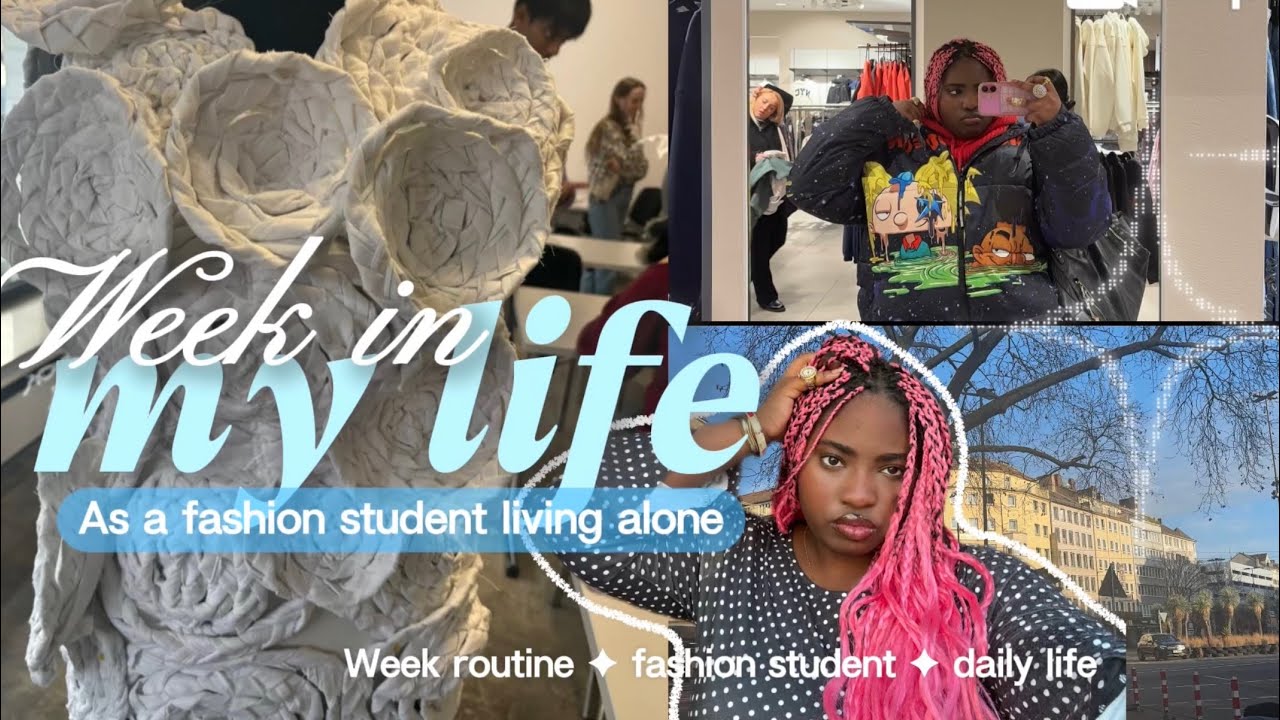A Week in My Life: Finals Week as a Fashion Design Student 🪡✨