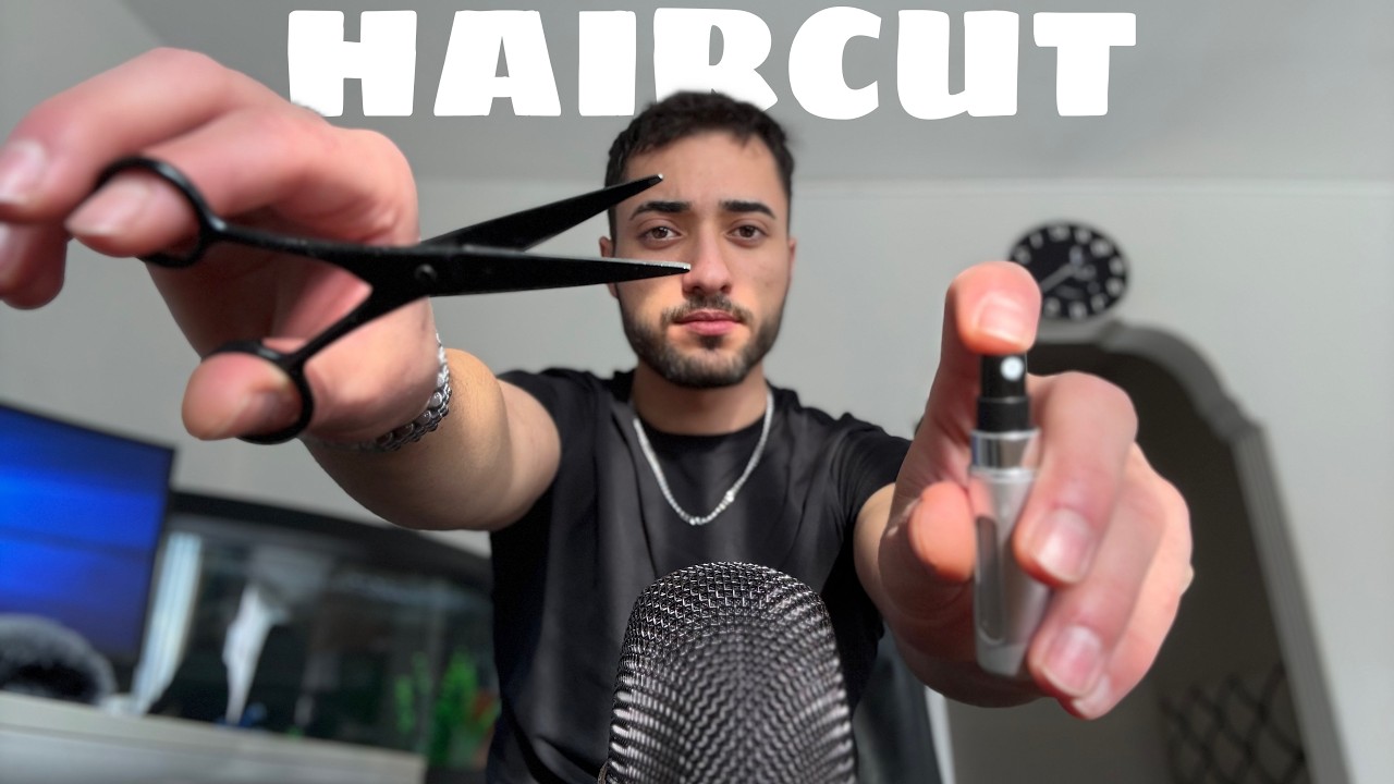 ASMR Haircut for Deep Sleep ✂️ Real Scissors & Clipper Sounds