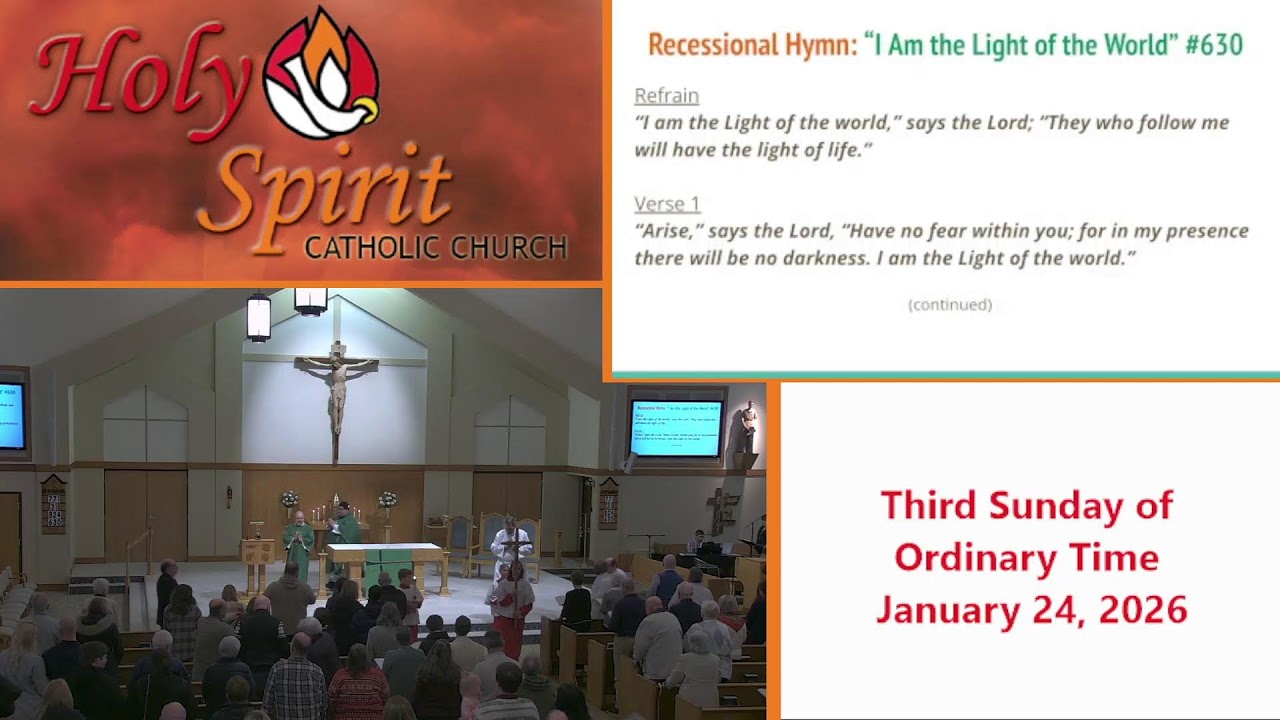 Third Sunday of Ordinary Time - January 24, 2026