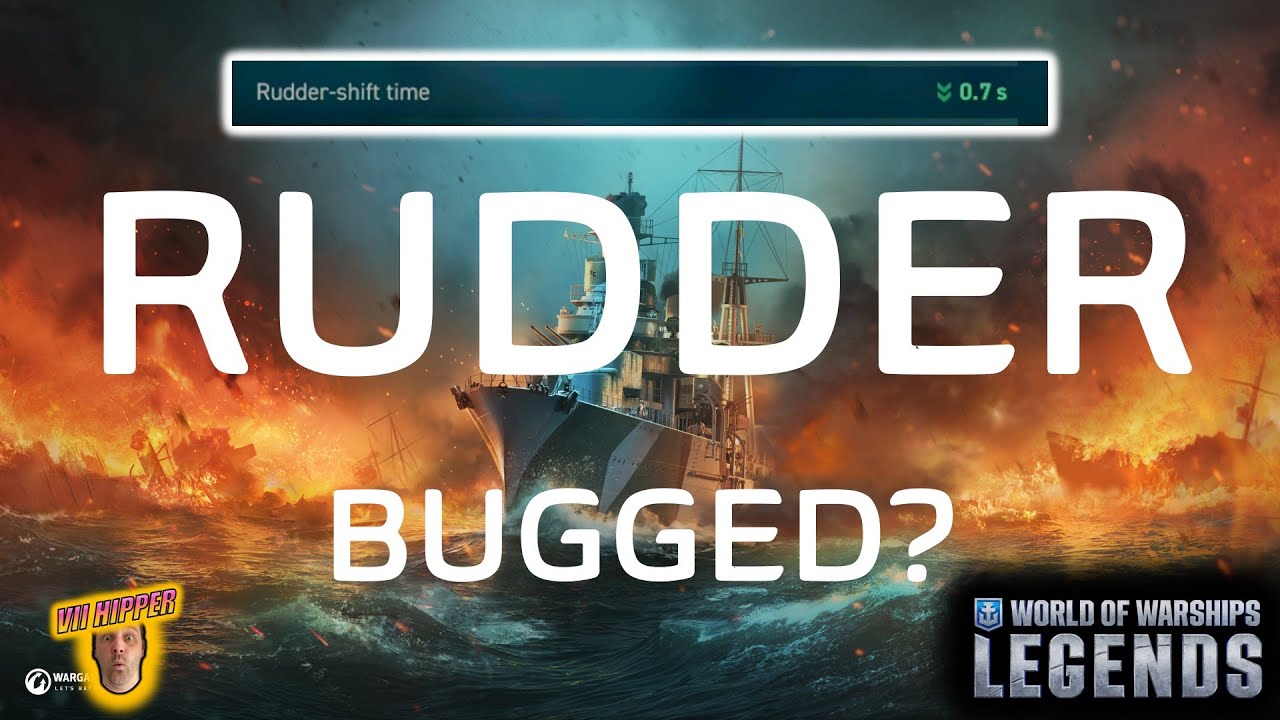 Is Rudder BUGGED in World of Warships: Legends?