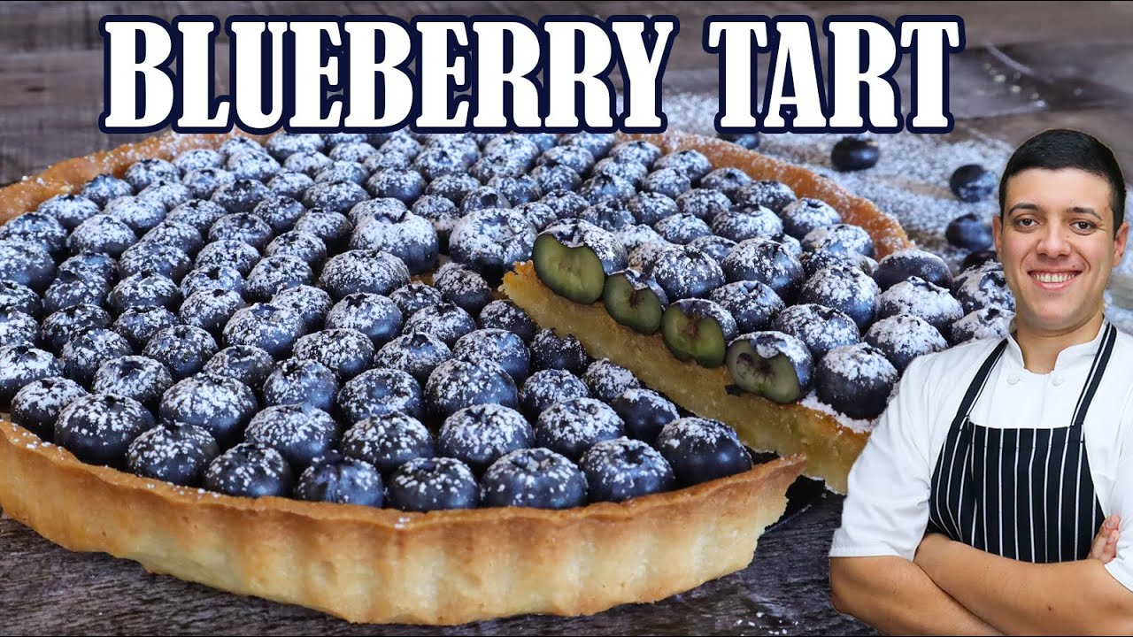 How to Make Blueberry Tart | Recipe by Lounging with Lenny