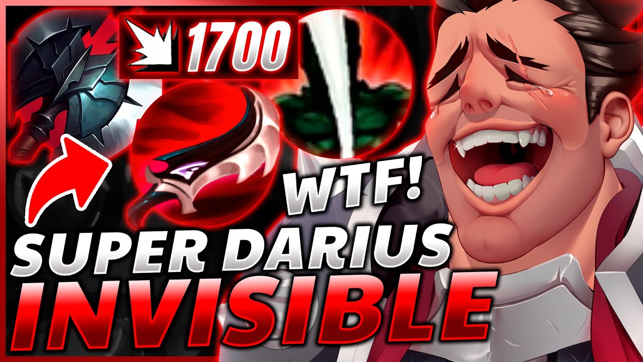 💥¡ONE SHOT INVISIBLE en 1 SEGUNDO con 1700 DAÑO VERDADERO! ASÍ ES la BUILD MÁS HORRIBLE de DARIUS!
