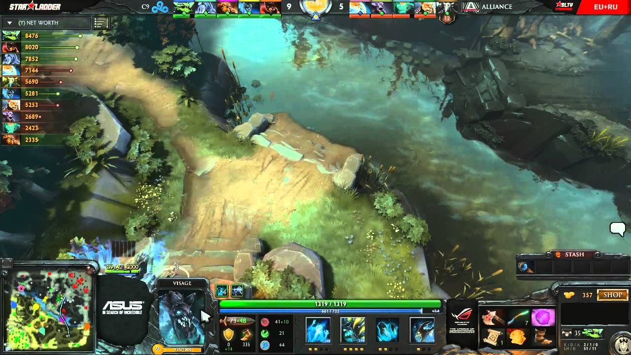 Starladder. Alliance vs Cloud 9, bo1. 27.08.2014