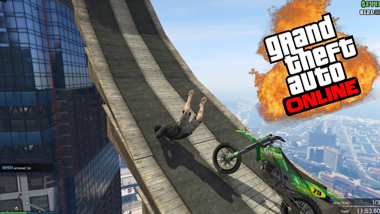 GTA Online - Impossible Bike Parkour!