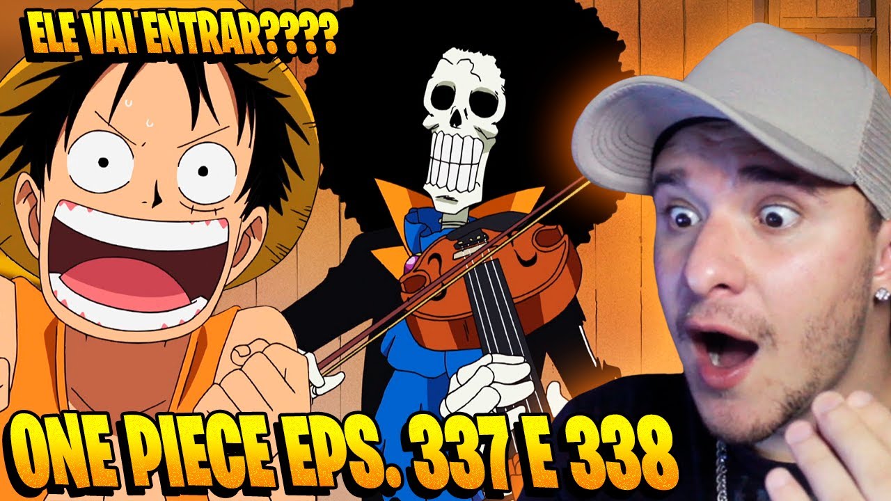 QUEE!? LUFFY CHAMOU UM ESQUELETO PRO BANDO DO NADA | One Piece Ep. 337 e 338 (REACT)