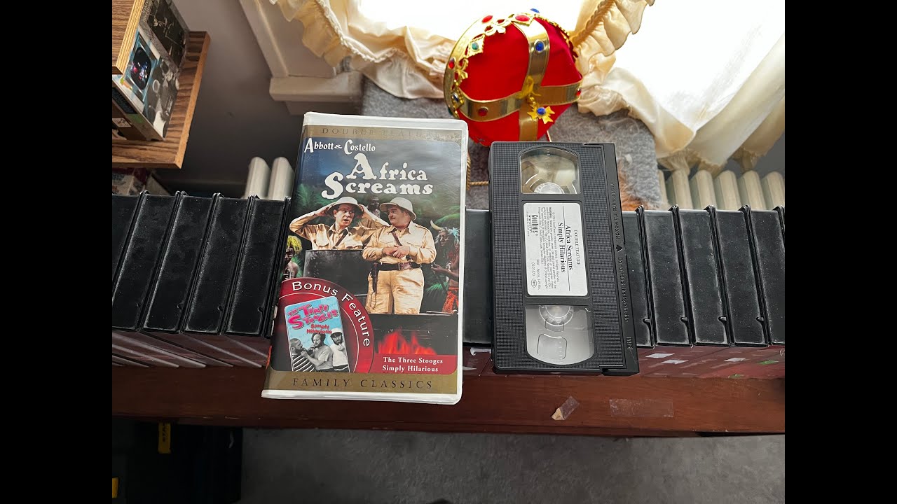 Opening, Interval, & Closing To Africa Screams/The Three Stooges: Simply Hilarious 2001 VHS