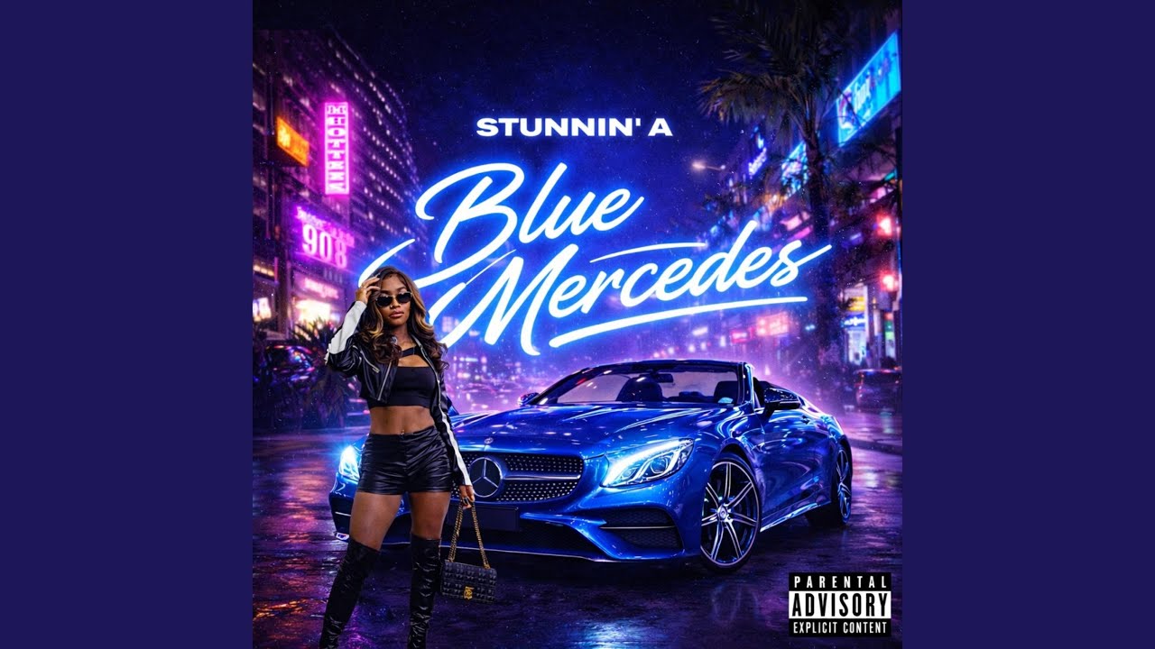 Blue Mercedes