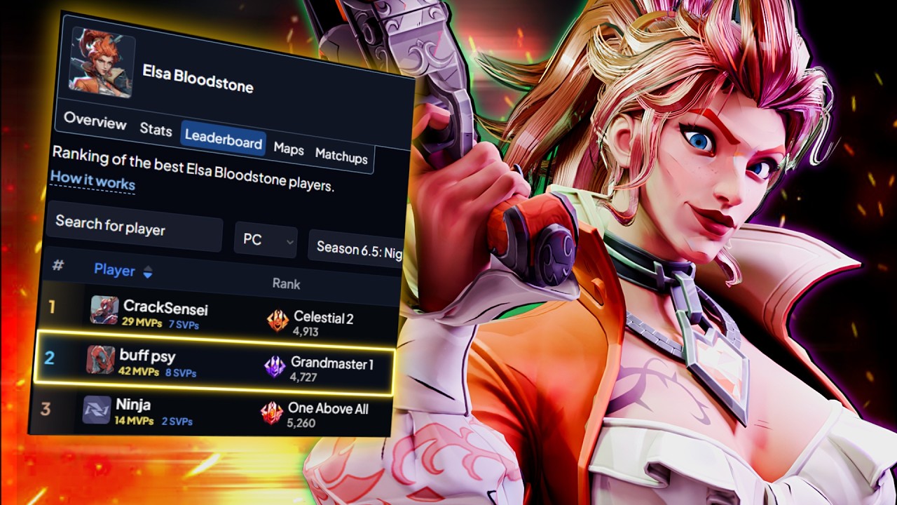 How The Rank 2 Elsa Bloodstone Dominates Ranked | Marvel Rivals