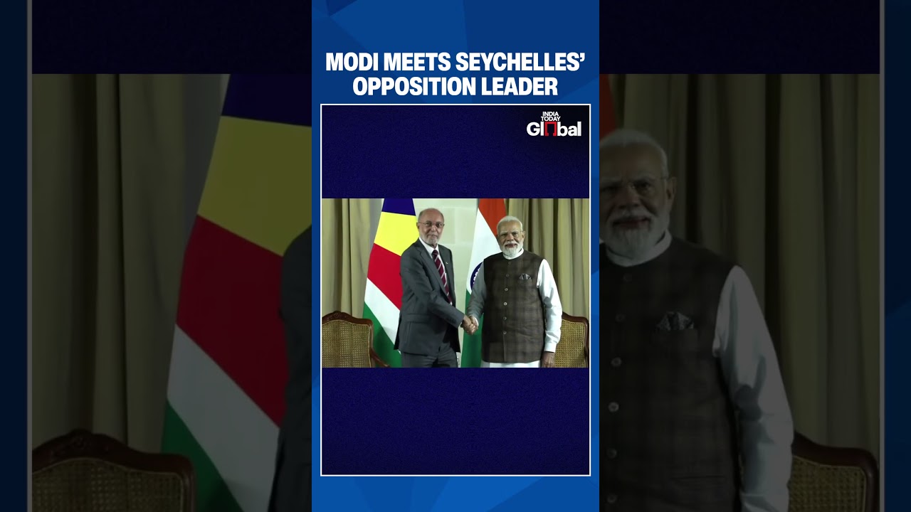 PM Modi Meets Bernard Georges, Leader of Opposition in Seychelles' Assembly