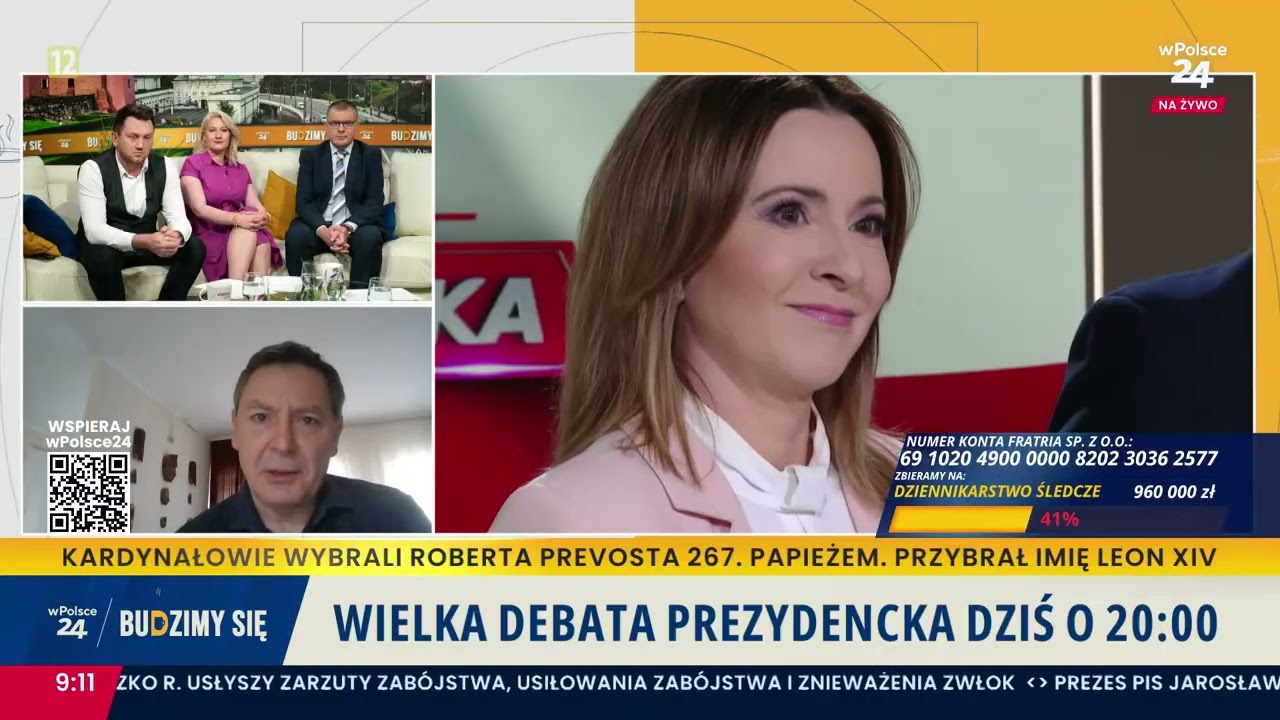 Wielka debata prezydencka dziś o 20.00 - Michał Adamczyk