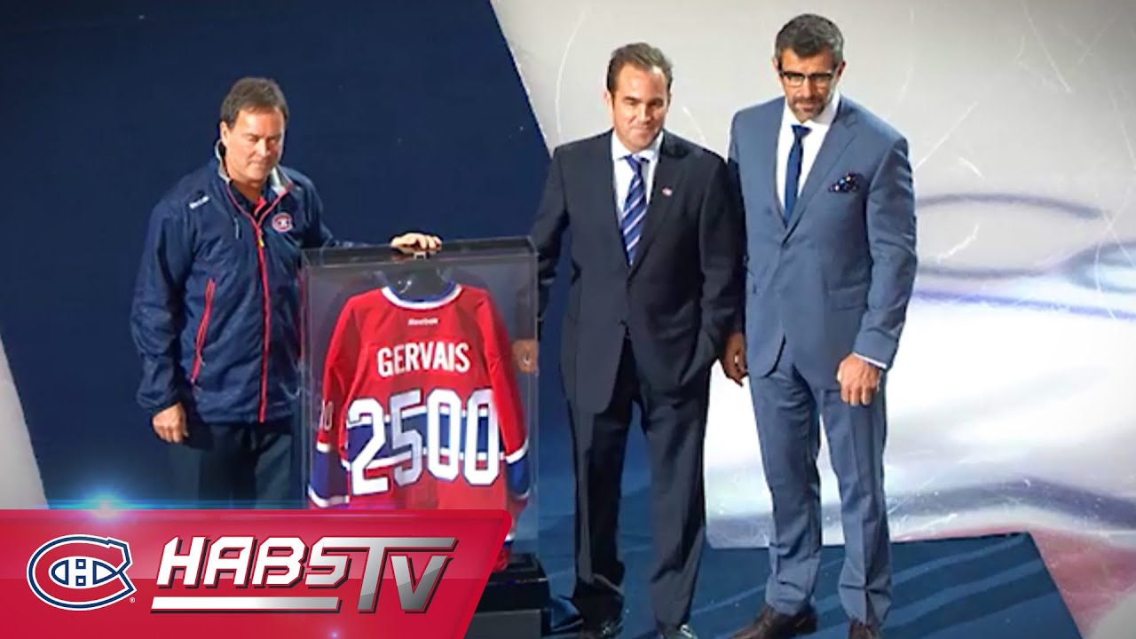 Pierre Gervais honored for 2,500 games