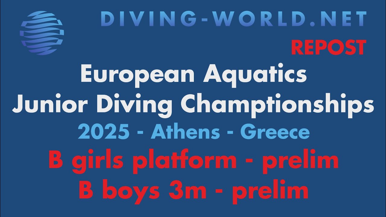 2025 EA Junior  Diving Championships -  B girls platform / B boys 3m - preliminaries
