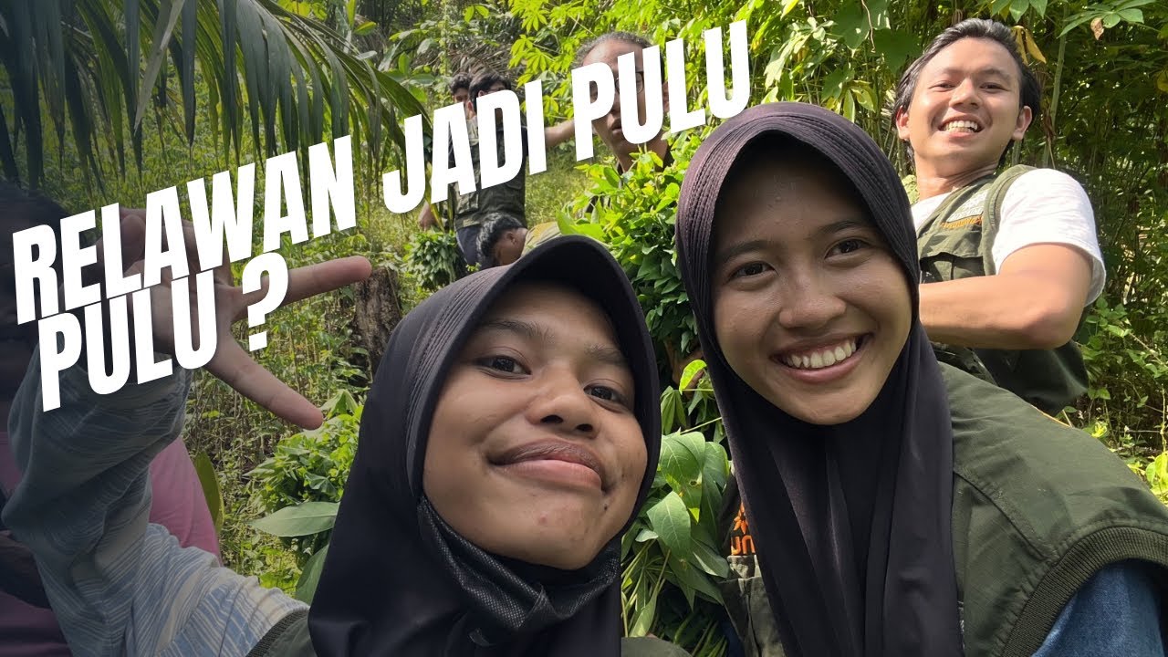 Relawan yang tiba tiba jadi suku pulu puluu😌 saksikannn!! 