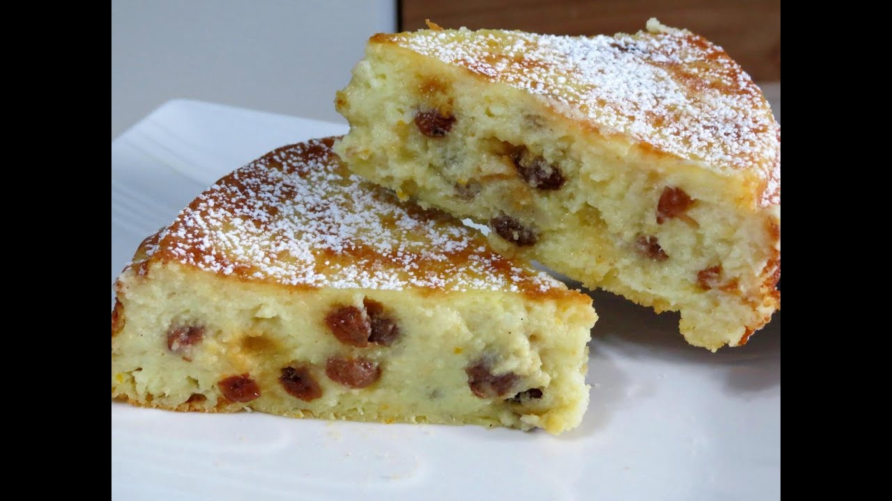 Gâteau de semoule aux raisins secs / Semolina Cake with Raisins