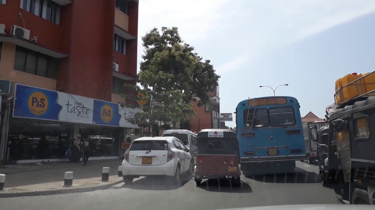 Drive to Maradana, Colombo, Sri Lanka
