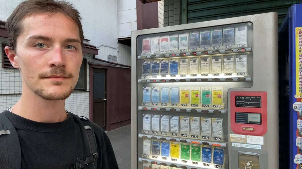 Cigarette Vending Machines in Japan are Awesome