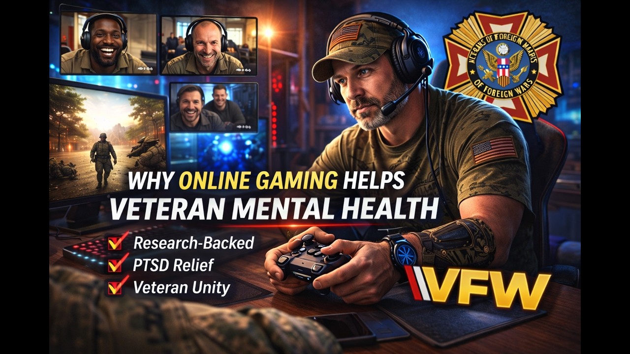Why Online Gaming Helps Veteran Mental Health