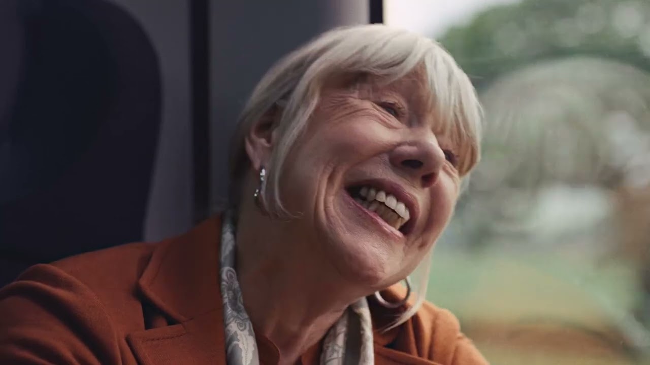 On the train you can