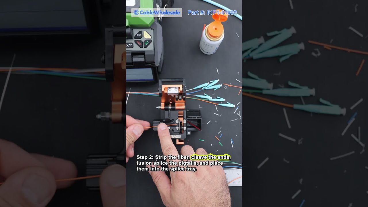 Fast Fiber Optics: How to Install a Patch Panel, Easy!! #shorts  #diy #patchpanels