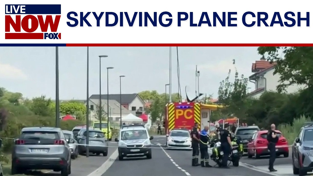 Skydiving plane crash: 11 dead in France town