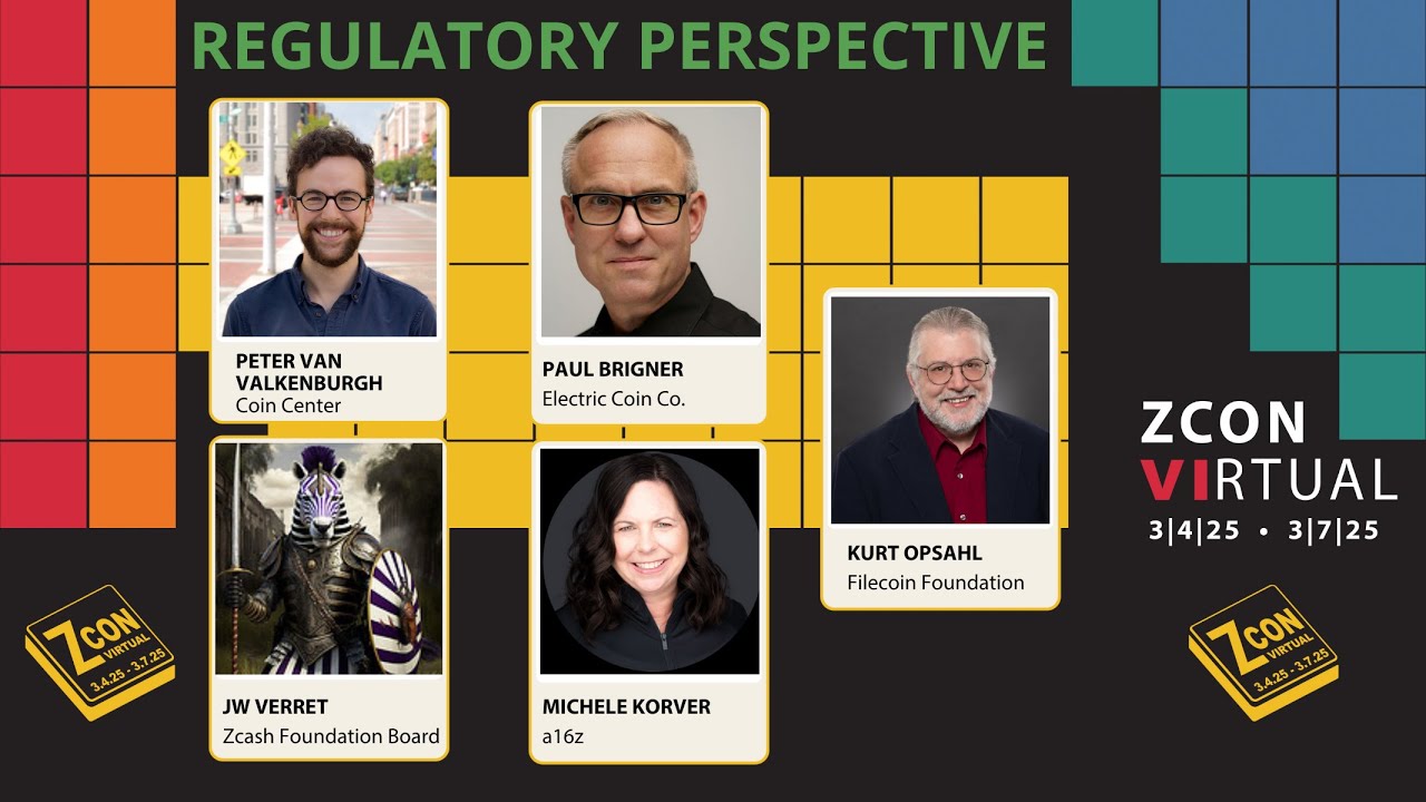 Regulatory Perspective-Peter Van Valkenburgh, Paul Brigner, Kurt Opsahl, JW Verret, & Michele Korver