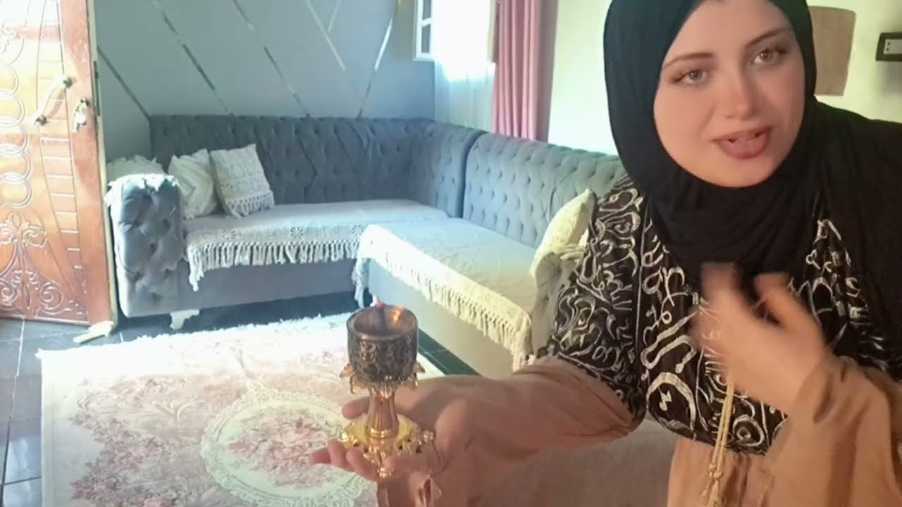 #تنظيف_البيت  كان يوم كله تعب بس علي مين ☺️🤌 وأخيراً فرشت الريسبشن وخليتها شقه عروسه من اول وجديد 😎