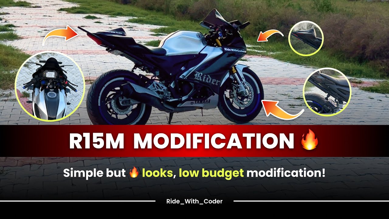 R15M Simple Modifications 🔥 | Low Budget but Superb Mods 😍