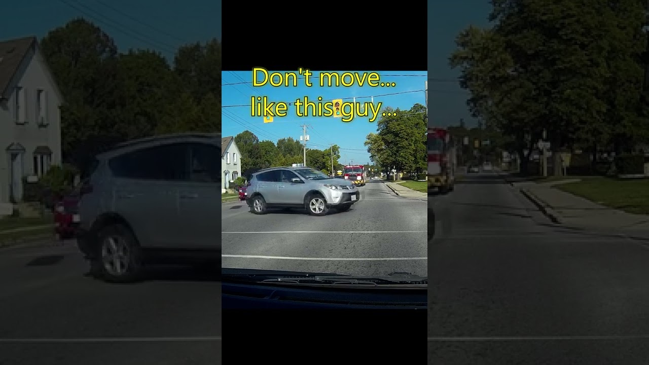 Emergency Vehicle Cut Off Driving Fail #shorts #drivingfails