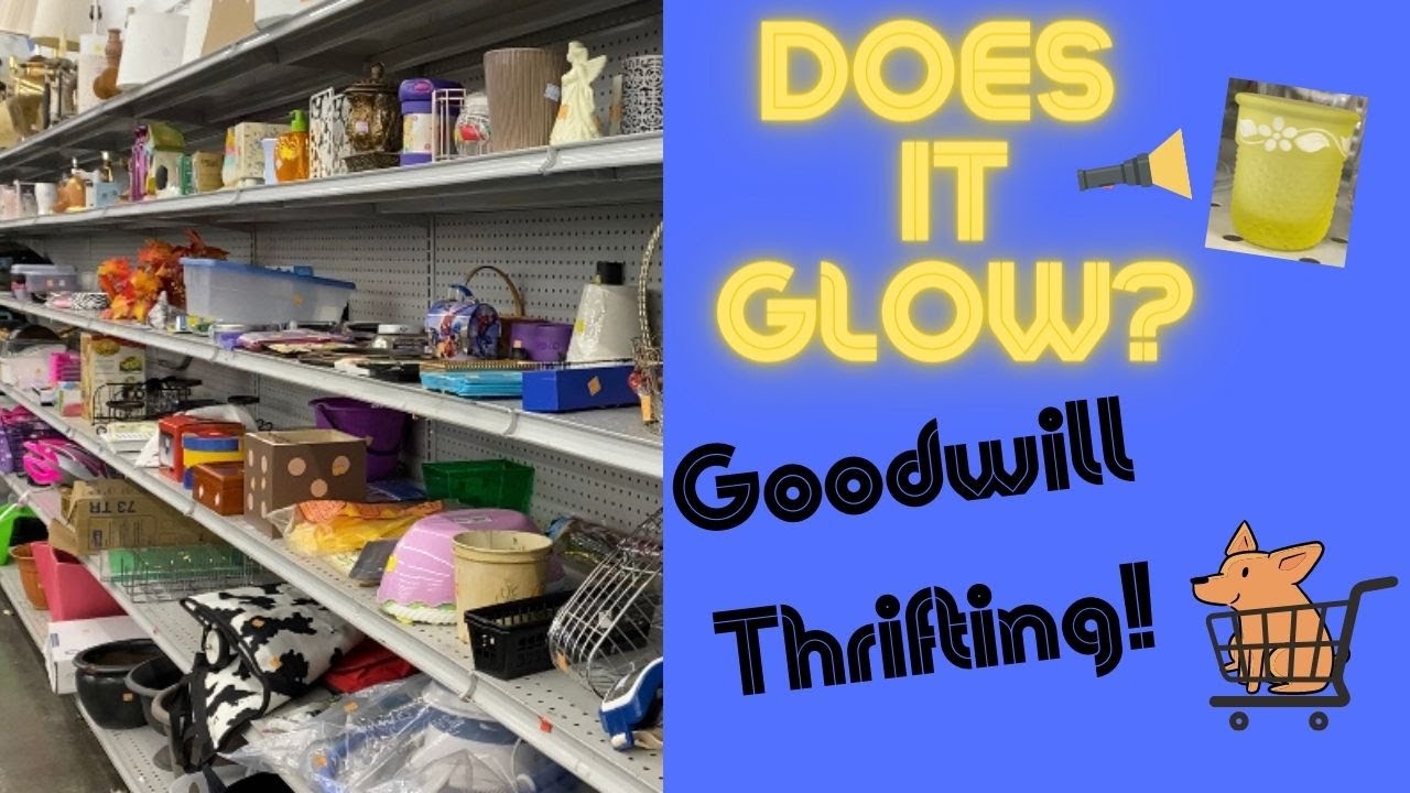 Did I Find Uranium Glass? 🔥Thrift With Me At Goodwill!
