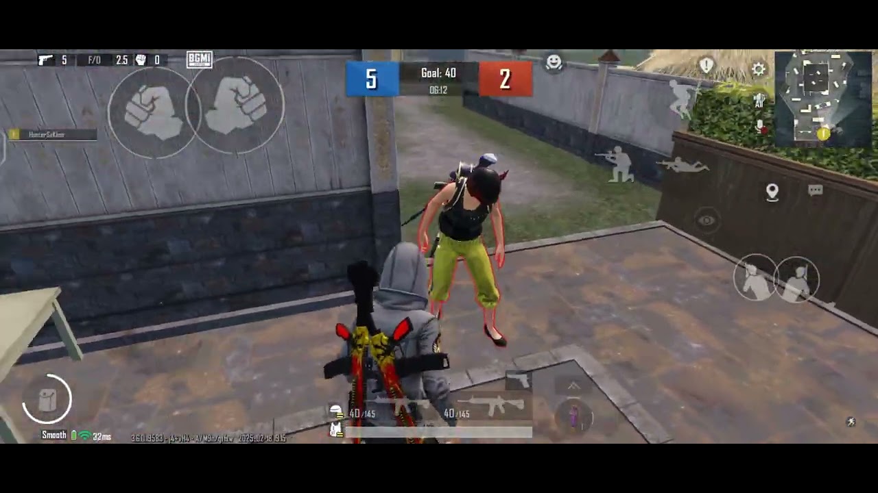 Raw TDM 1v1 with a youtuber💀😈 Wait for end----????