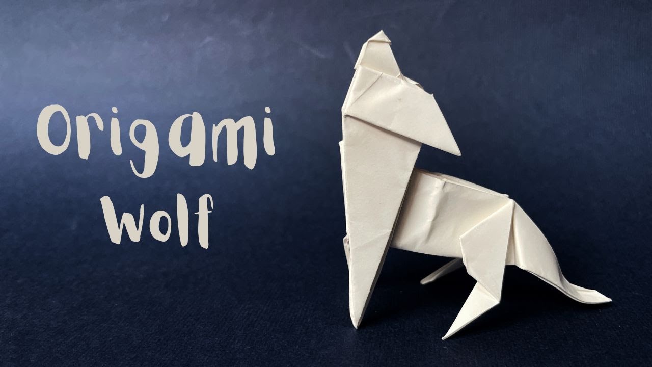Easy Origami Wolf | How To Make a Paper Wolf | Origami Fox | Paper Fox | InnoVatioNizer