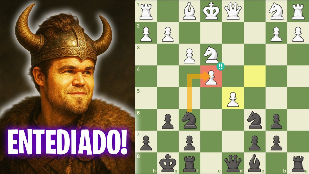 Magnus Carlsen ENTEDIADO busca o CAOS ABSOLUTO!