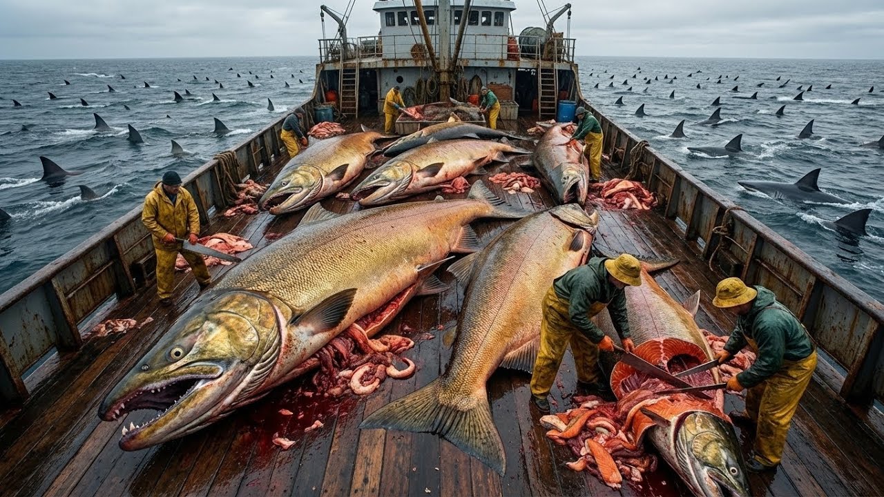 Monster King Salmon Harvest: The Brutal Reality of the Bering Sea