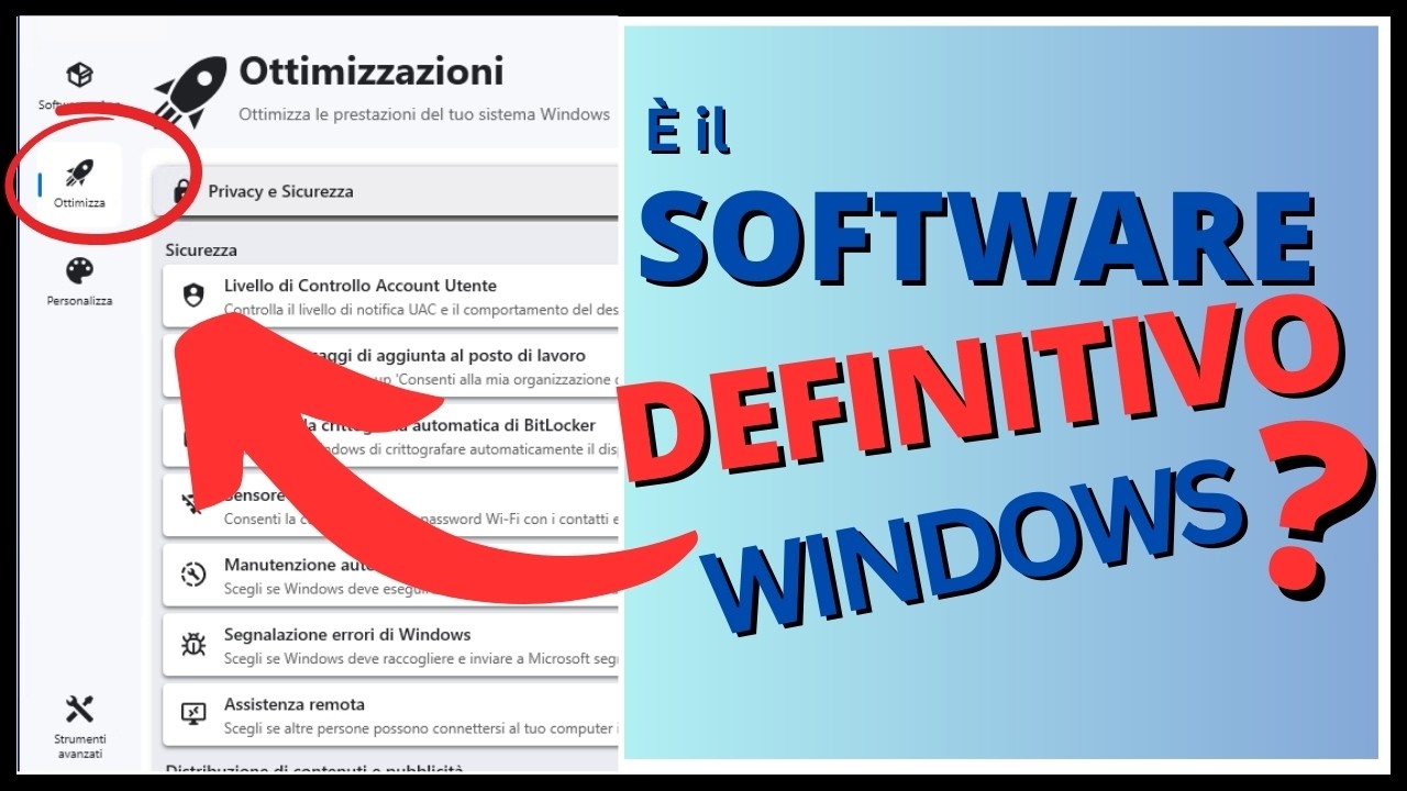 ✅ NUOVO software: risolve un PROBLEMA MAGGIORE di Windows + snellisce il PC