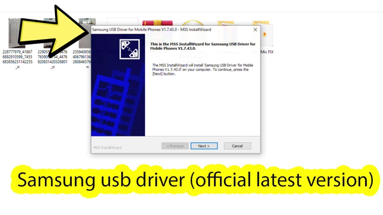 Samsung usb driver for windows 10 official latest version