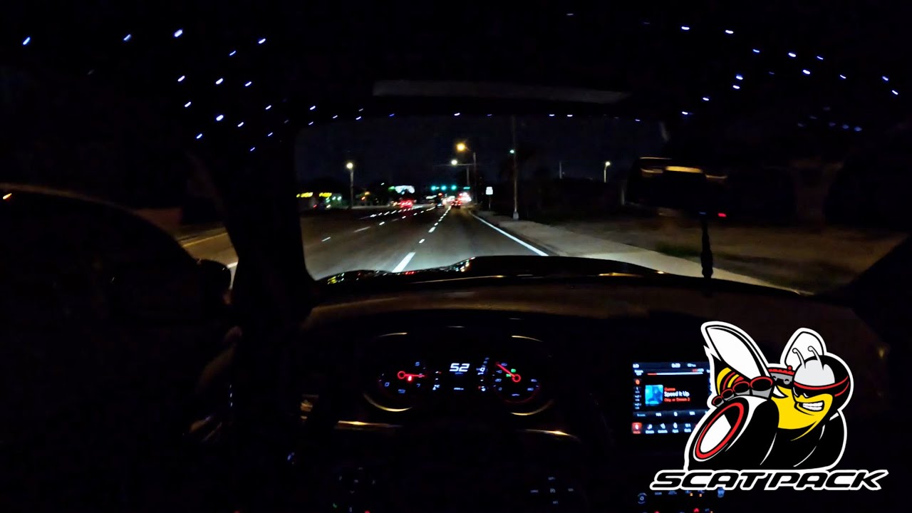Dodge Charger Scat Pack 392 🐝 Night Drive POV | Stars On the Roof ✨