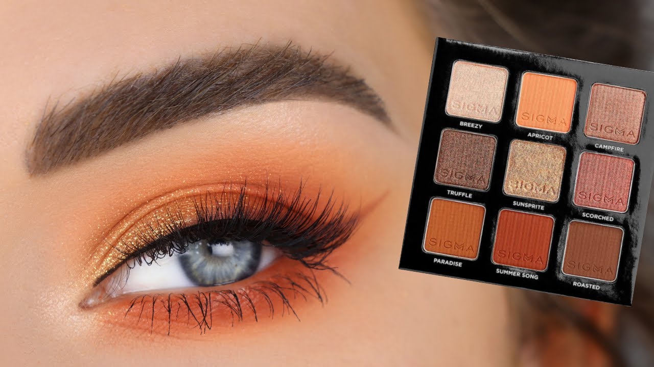 Sigma Beauty On-The-Go FIERY Palette Eyeshadow Tutorial